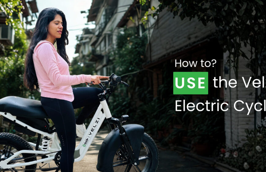 How to use the velzi electric cycle