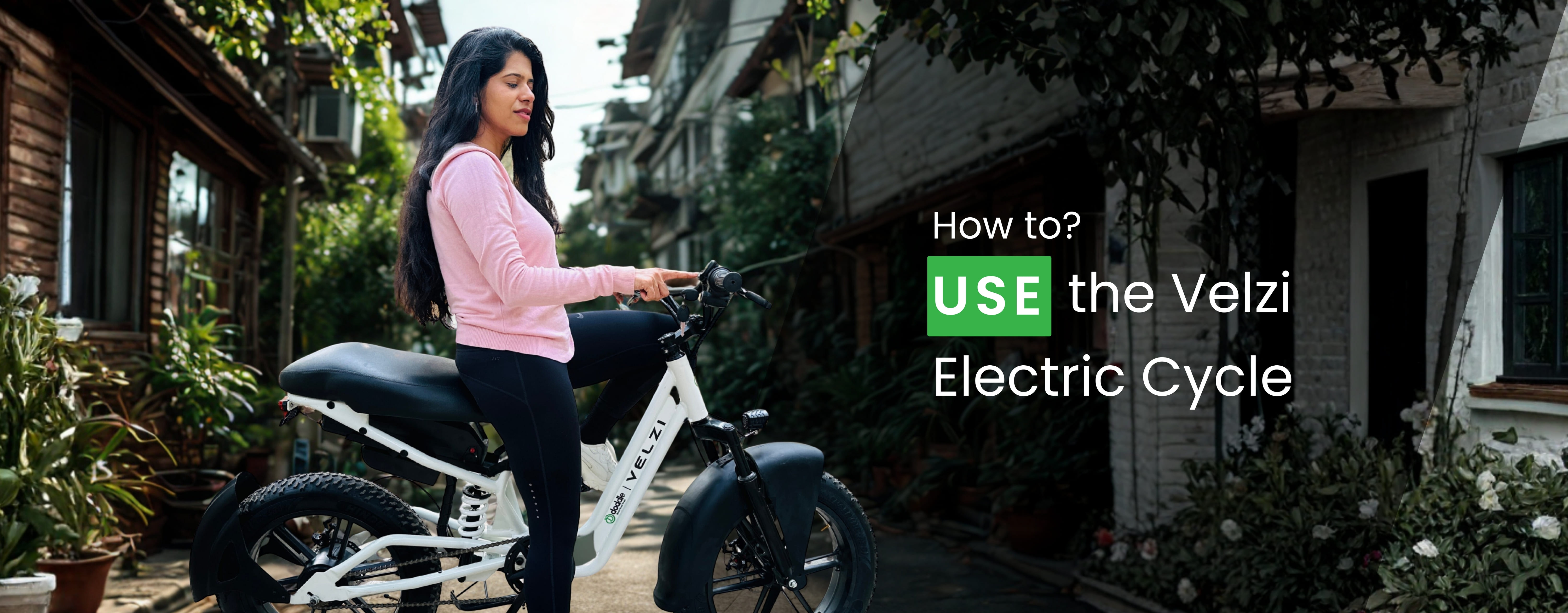 How to use the velzi electric cycle