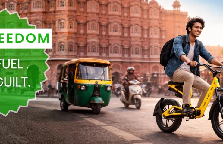 Zero Fuel. Zero Guilt. 100% Freedom — Discover the Velzi Electric Cycle