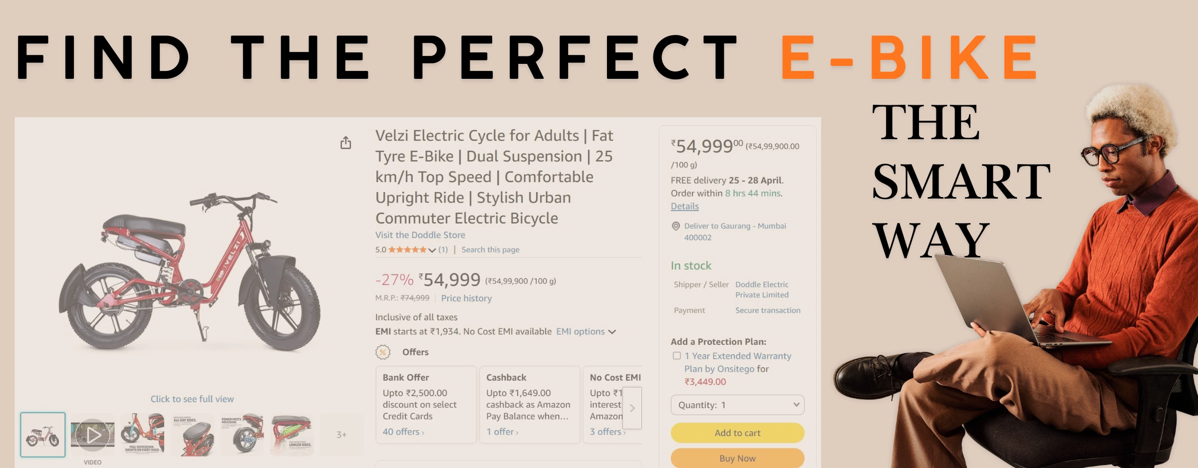 Shop E-Bike Online Safely + Best Deals in India