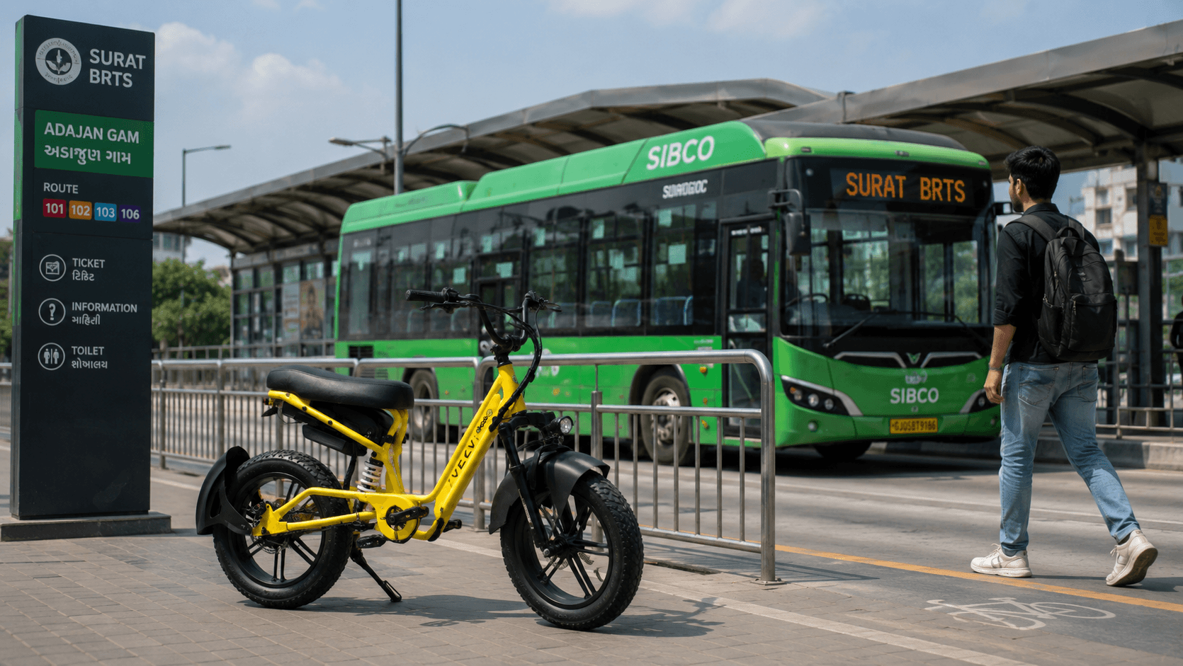 Best electric cycle for public transport connectivity in Surat