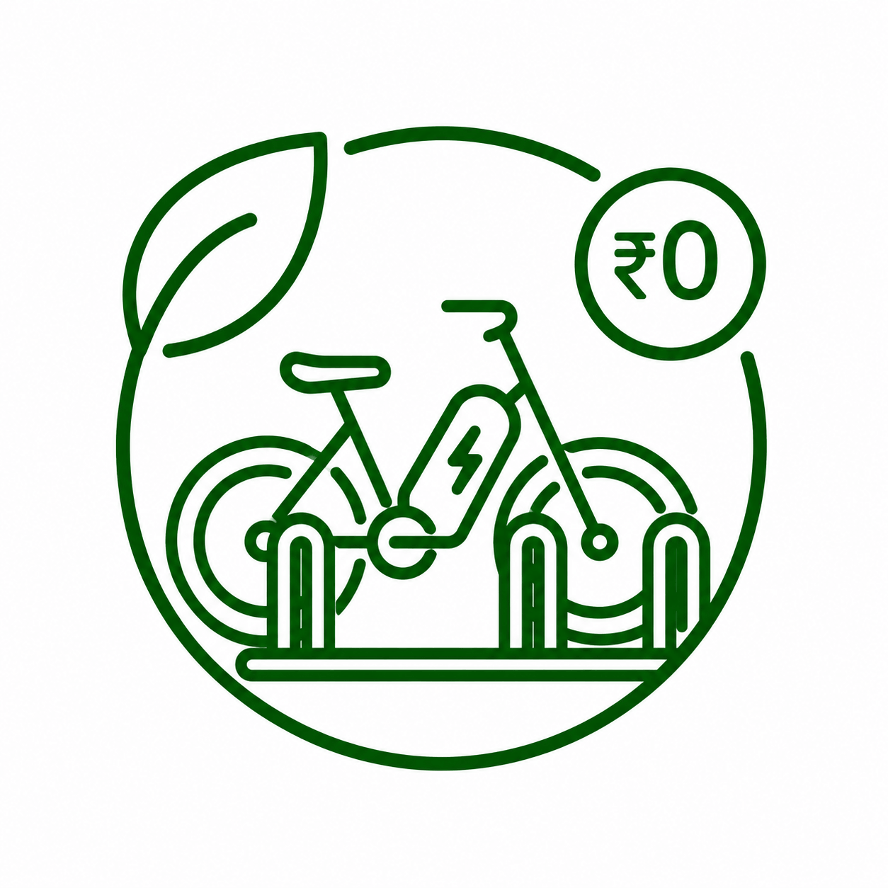 Fits in standard bicycle bays at zero parking cost