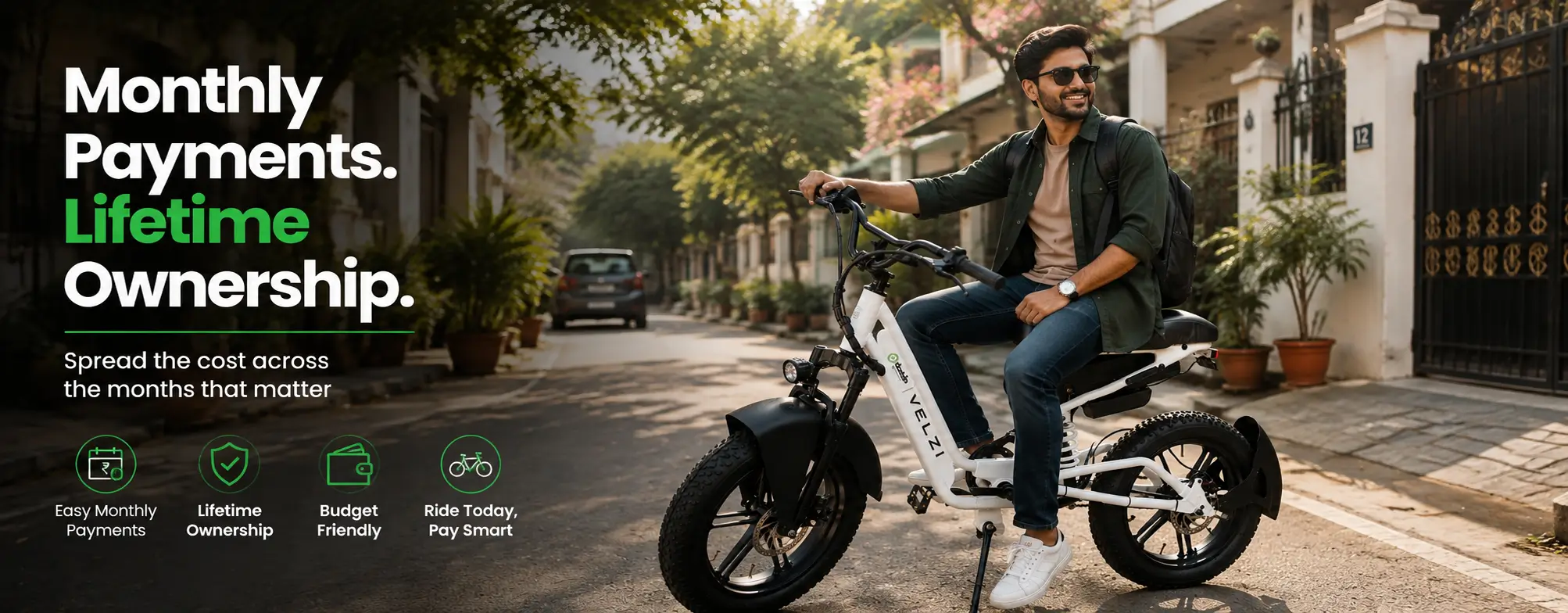 Velzi Electric Cycle Monthly EMI
